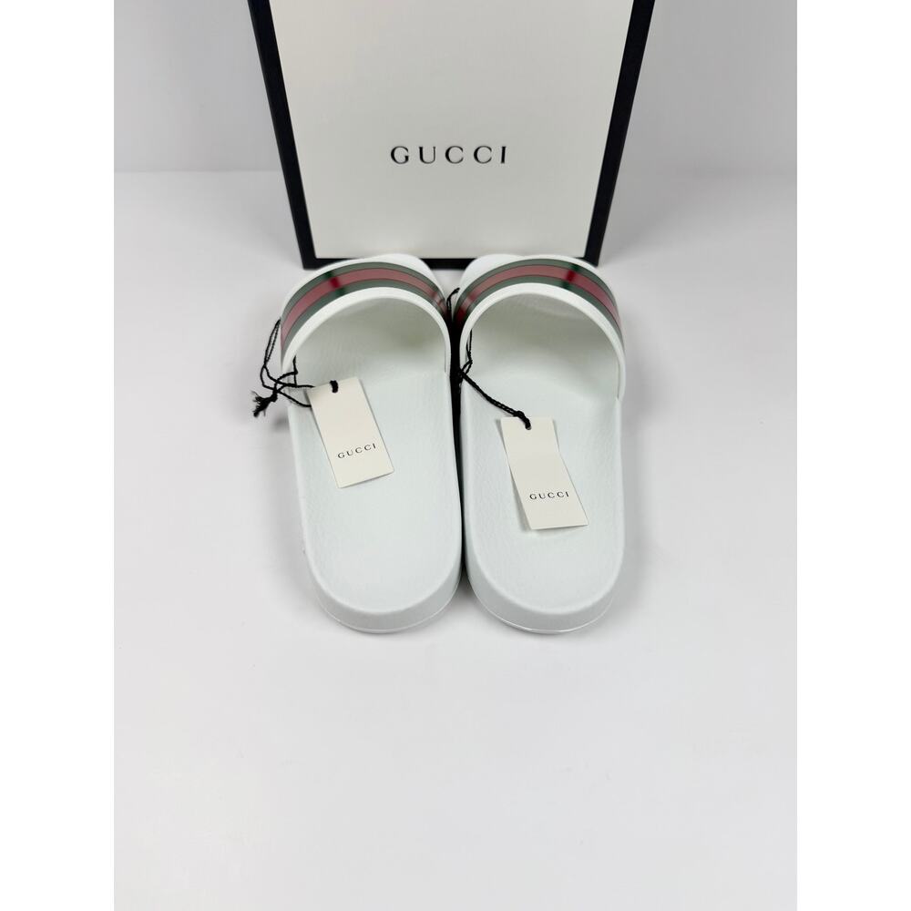 Size 9.5US - Gucci Pursuit Web Sandals NEW - Picture 4 of 9